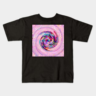 Diamond Confetti Swirl Kids T-Shirt